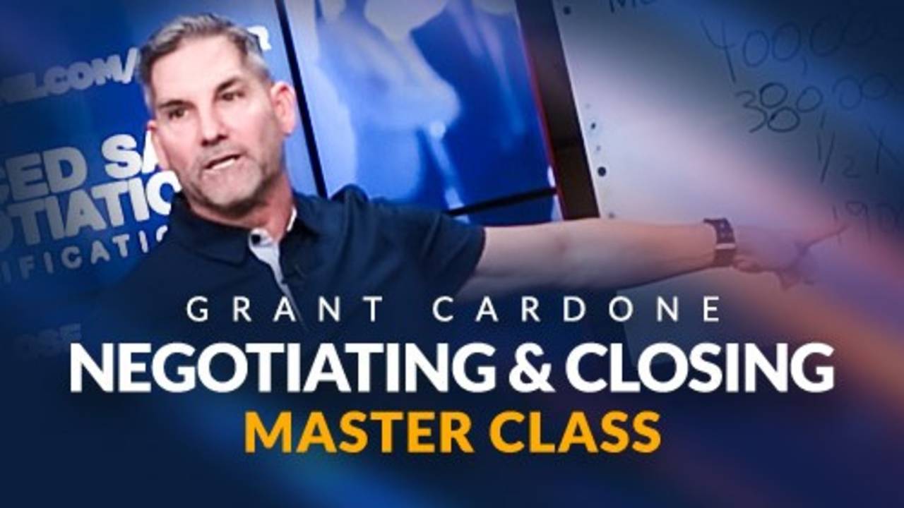 Negotiating & Closing Master Class